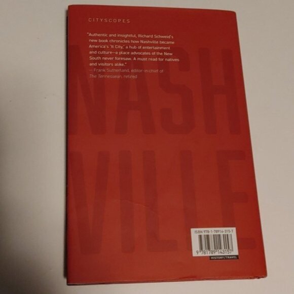 3/$13 Nashville: Music and Manners hardcover book by Richard Schweid 2021 - Picture 5 of 8
